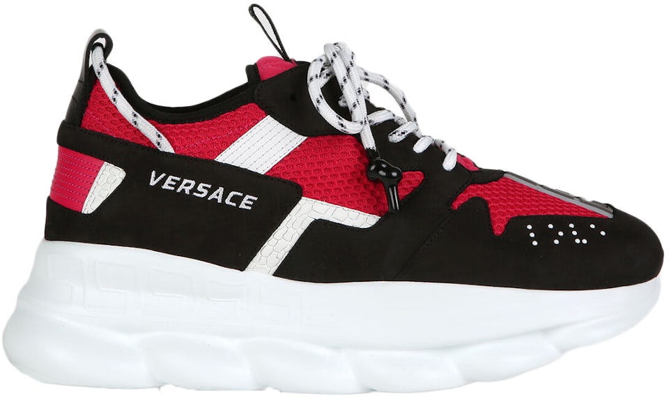 Versace Black & Blue Chain Reaction Sneakers Versace