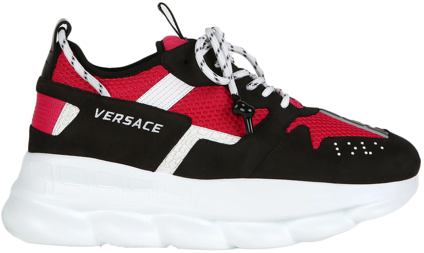 Versace Chain Reaction Black Sneakers