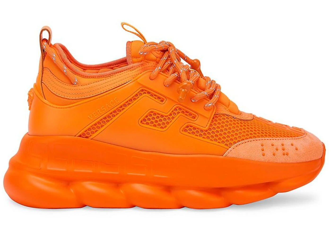 Versace Chain Reaction Orange Fluo Men's DSU7071E D11TCG US