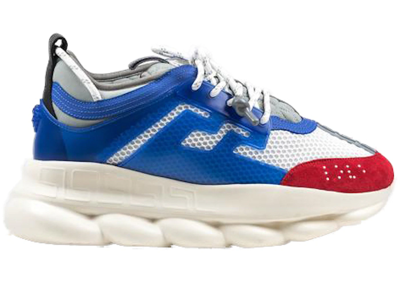 Blue versace chain reaction shoes Clearance