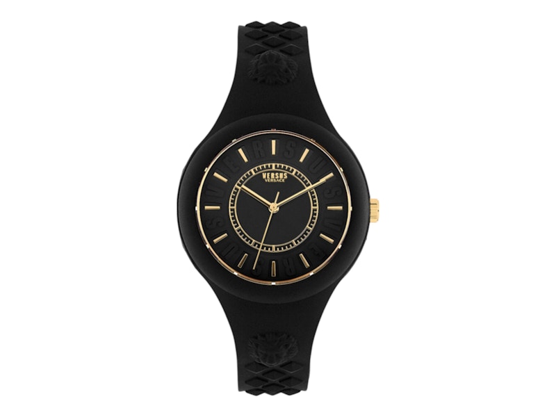 Pre-owned Versus Women's Versace Versace Fire Island Strap Watch Vspoq8021 In Stainless Steel