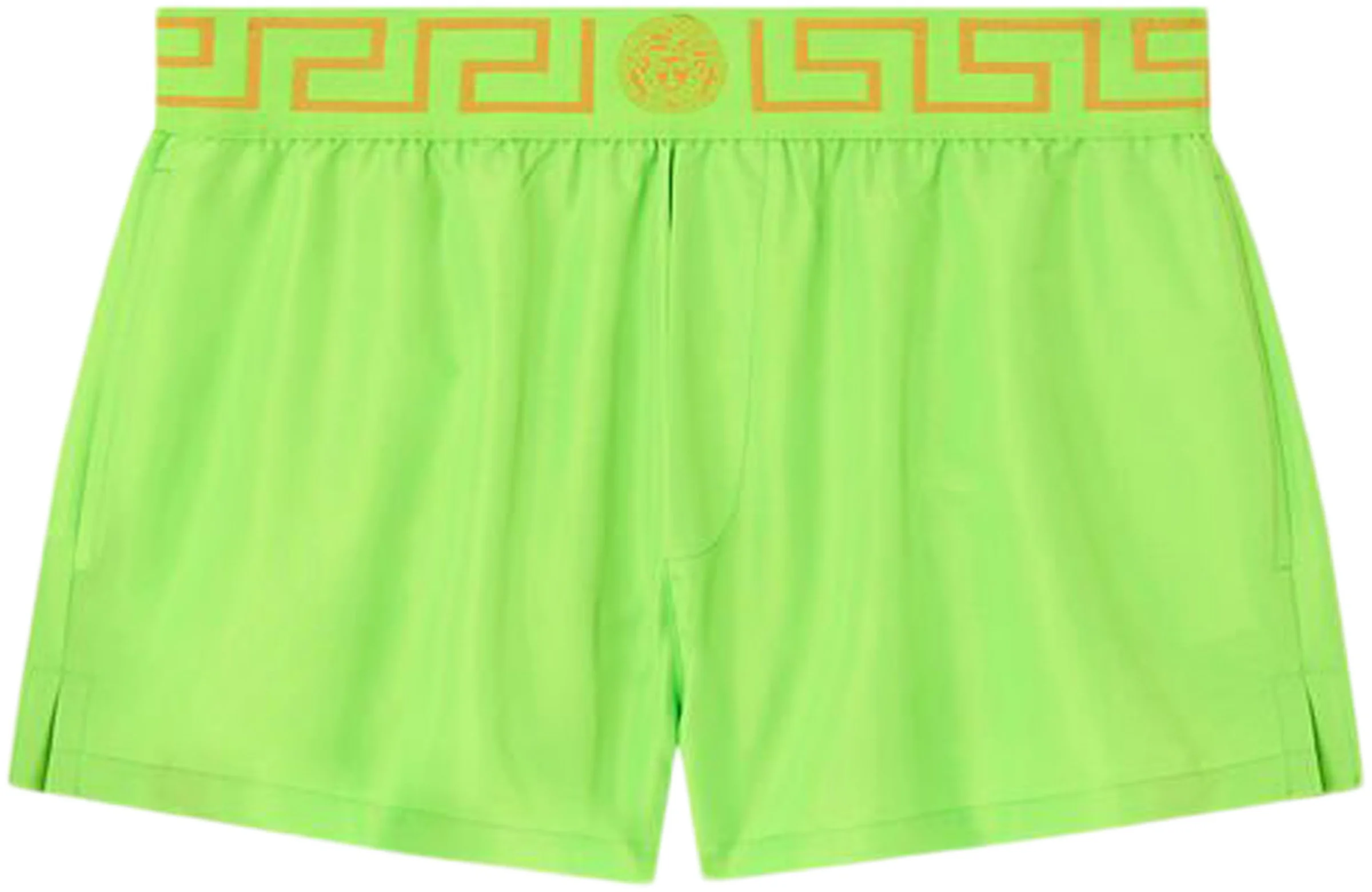 Versace Greca border swim shorts - ShopStyle