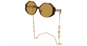 Versace Greca Chain Sunglasses Tortise (VE4395F-51197-59)