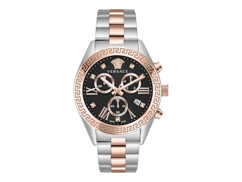 Versace Greca Chrono Bracelet VEOX00722 40 mm in Stainless