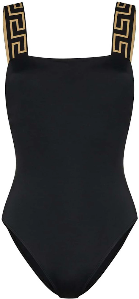 Versace Greca Key One-piece Swimsuit Black - SS22 - GB