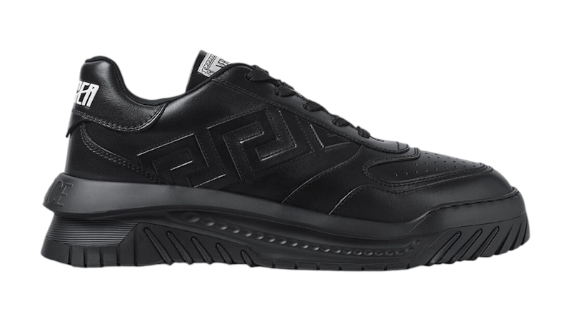 Pre-owned Versace Men's  Greca Odissea Sneaker Sneakers In Black