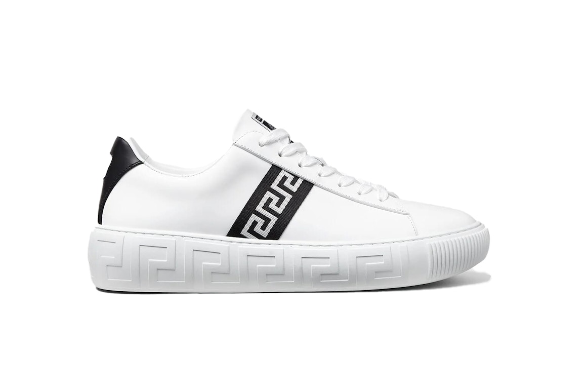 Click to view more detailed imagery on our partner's website Pre-owned Versace Greca White Black In White/black
