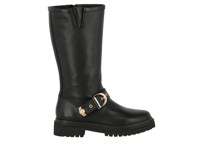 Versace Jeans Leather Rodeo Boots Black (Women's)