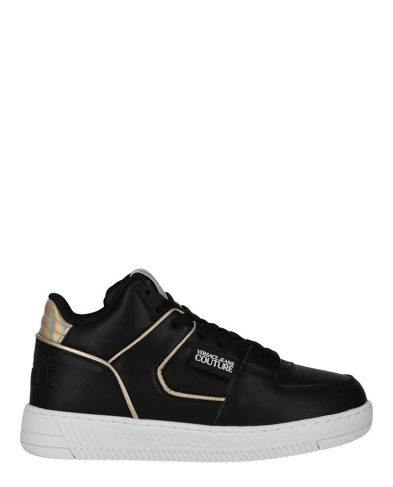 Pre-owned Versace Jeans Meyssa High Top (women's) Sneakers In Black