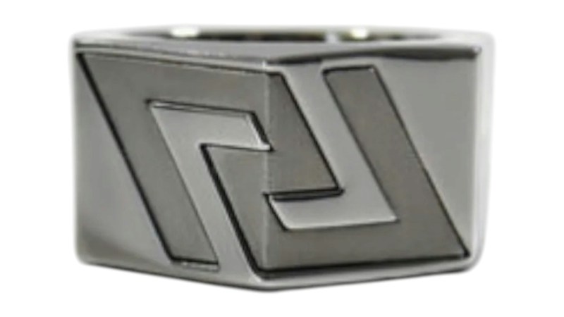 Versace La Greca Ring Silver