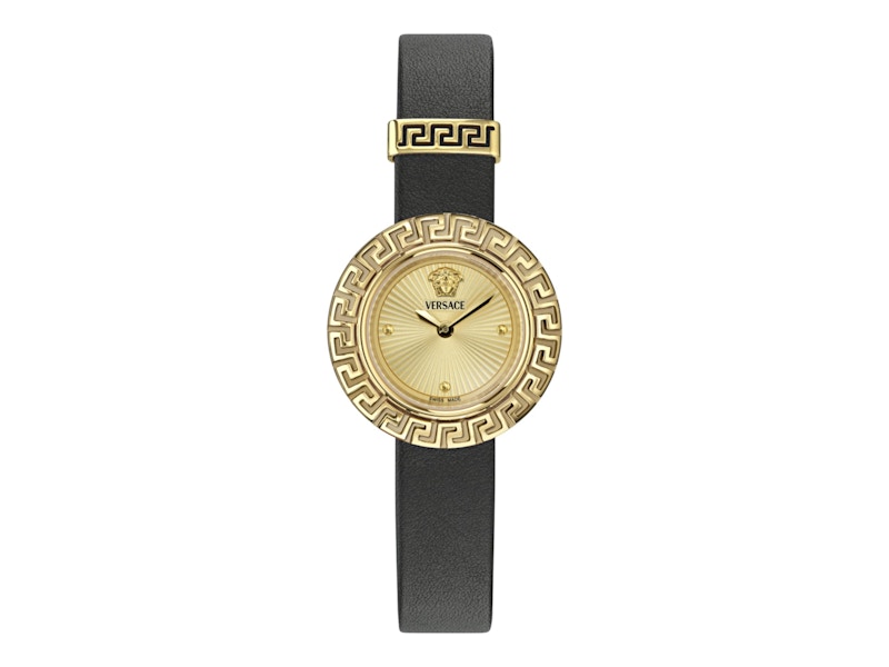 Pre-owned Versace Women's  La Greca Ve8c00224 Watch In Stainless Steel In Silver