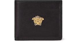 Versace La Medusa Bifold (6 Card Slot) Wallet Black