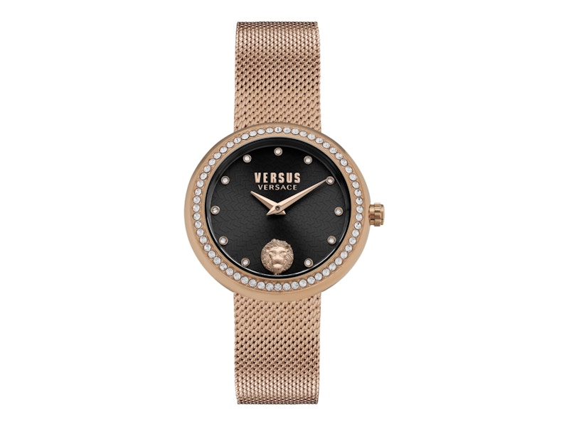 Pre-owned Versus Women's  Versace Versace Lea Crystal Bracelet Watch Vspen5821 In Stainless Steel