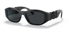 Versace Maxi Medusa Biggie Sunglasses Black/Dark Grey (VE4361-536087-53 53)