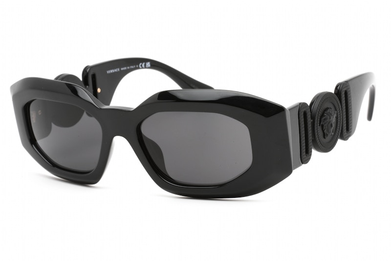 Versace sunglasses black clearance medusa