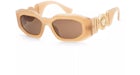 Versace Maxi Medusa Biggie Sunglasses Opaline Beige/Dark Brown (VE4425U-546773)