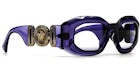 Versace Maxi Medusa Biggie Sunglasses Transparent Purple (VE4425U-54191A-54)
