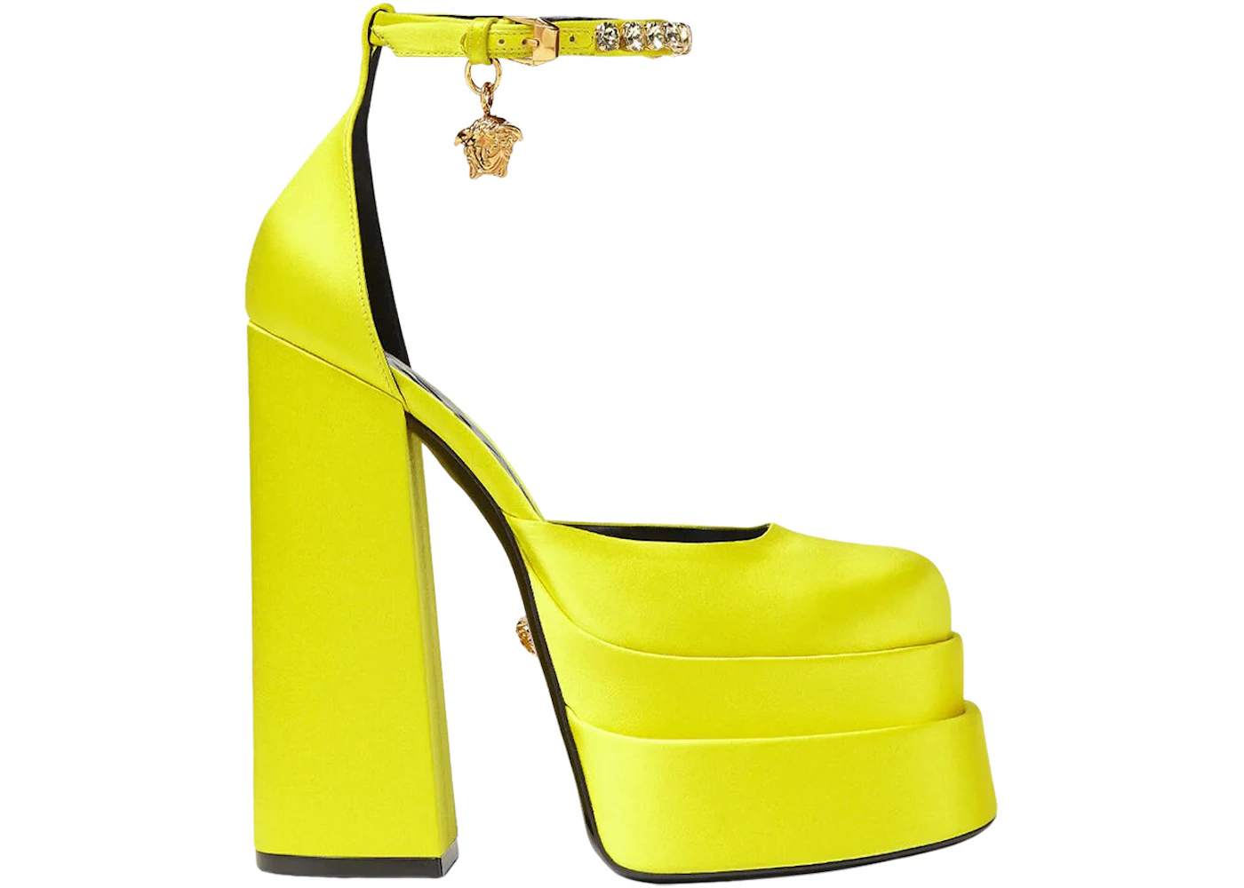 Versace yellow heels Clearance