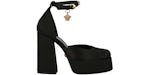 Versace Medusa Aevitas Platform Pumps Black Gold (Women's)