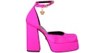 Versace Medusa Aevitas Satin Pumps Bright Pink (Women's)