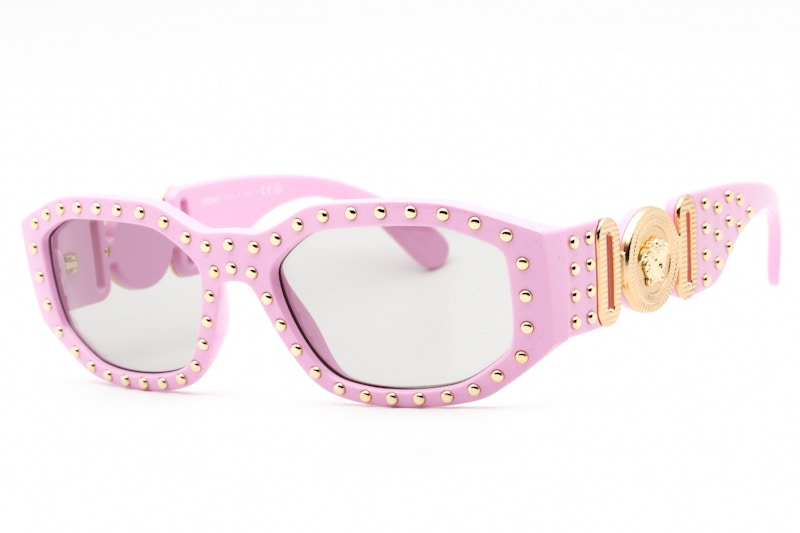 Pre-owned Versace Women's Medusa Biggie Sunglasses In Pink (ve4361/539687)