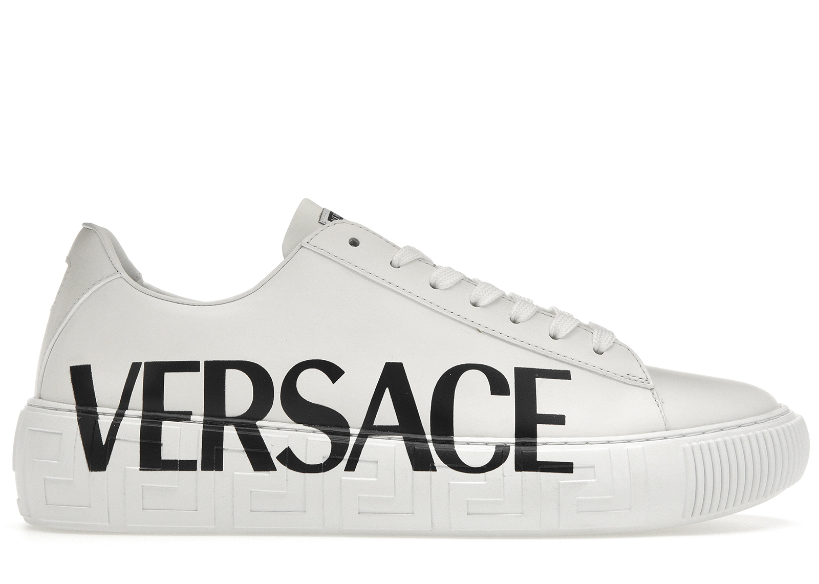 Versace Greca lace-up sneakers - White