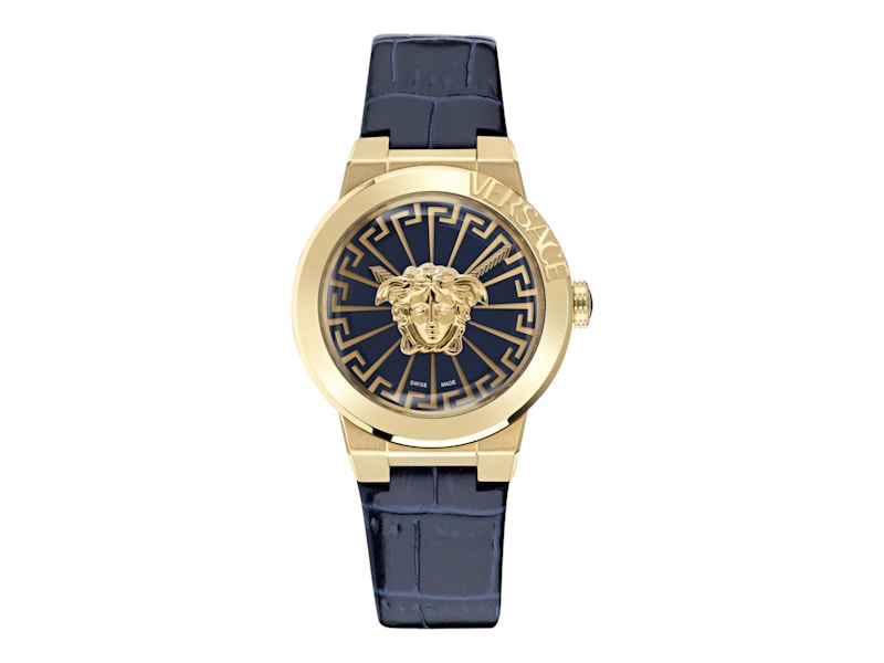 Pre-owned Versace Women's Medusa Infinite Ve3f00122 Watch In Stainless Steel In Silver