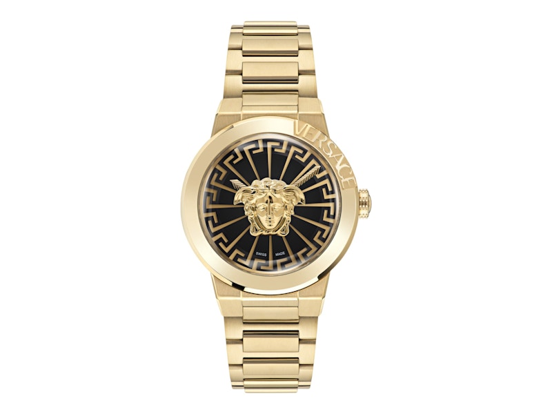 Pre-owned Versace Women's Medusa Infinite Ve3f00522 Watch In Stainless Steel In Silver