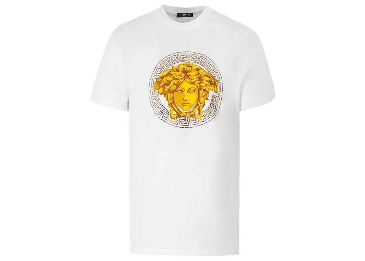 Versace Medusa Logo T-Shirt White Men's US