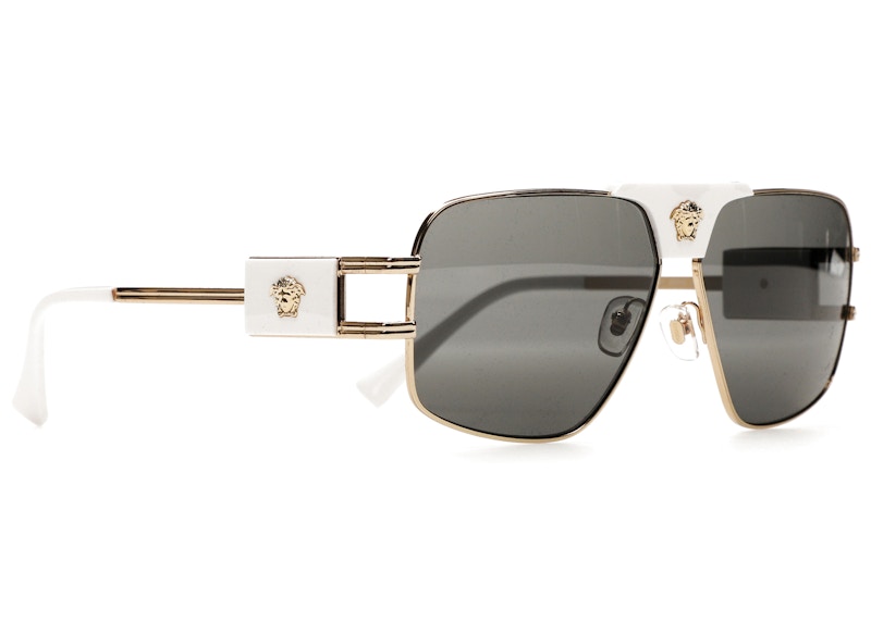 Versace sunglasses outlet with gold medusa