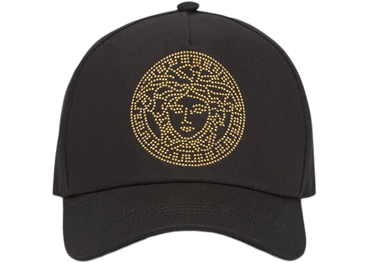 Versace Cappellino Medusa con borchie Nero/Oro Uomo FW22 IT
