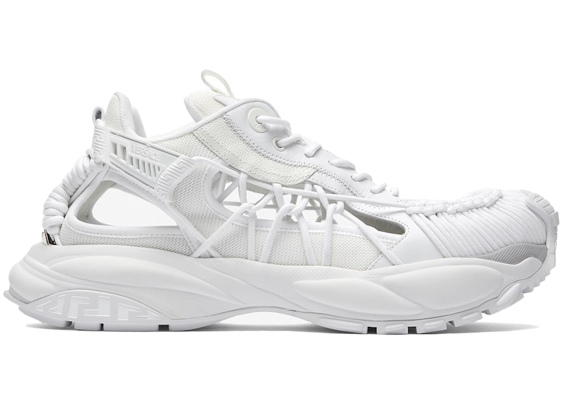 Pre-owned Versace Men's  Mercury Sneakers In White