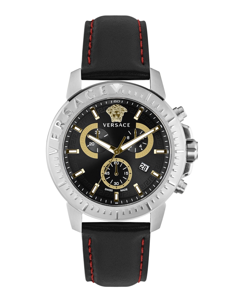 Pre-owned Versace Men's  New Ve2e00121 Watch In Stainless Steel