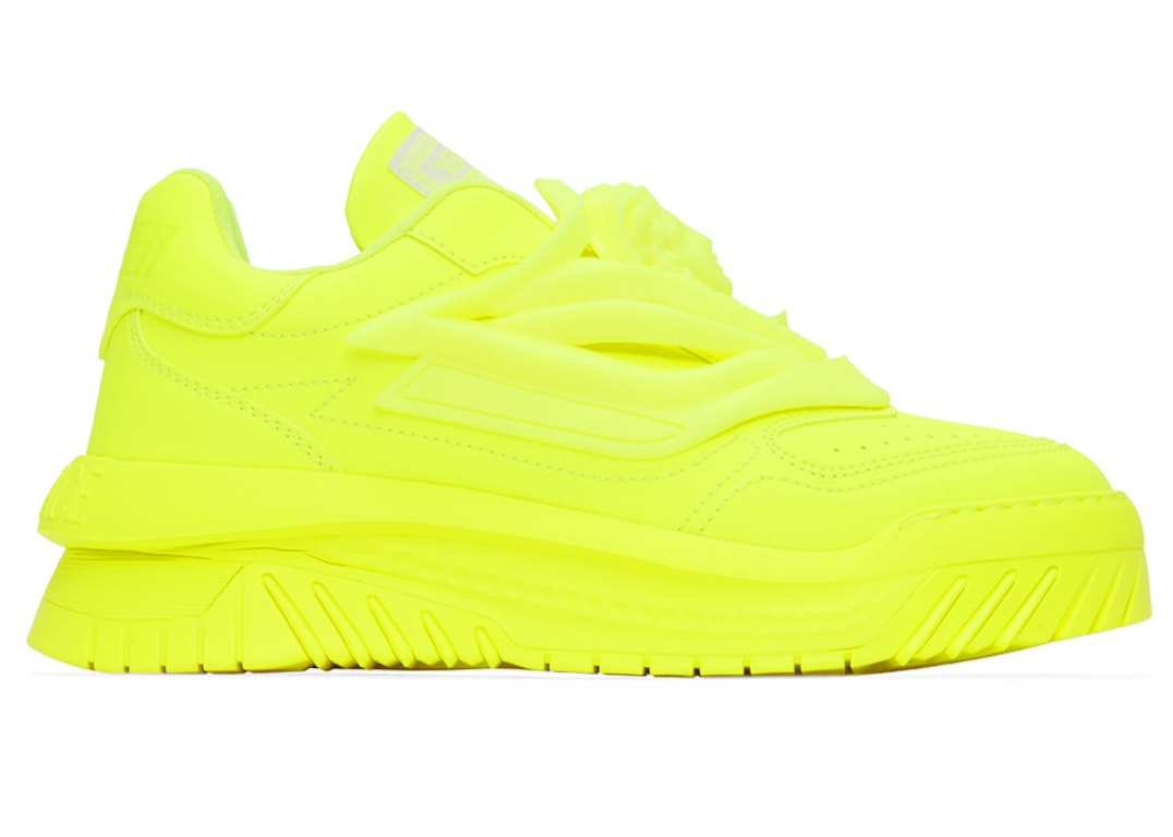Pre-owned Versace Odissea Sneaker Fluo Yellow