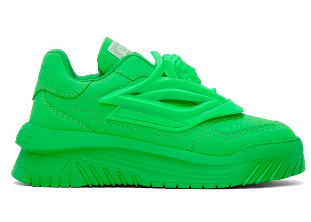 Pre-owned Versace Odissea Sneaker Lime