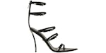 Versace Pin-Point Calf Leather Sandals Black (Women's)