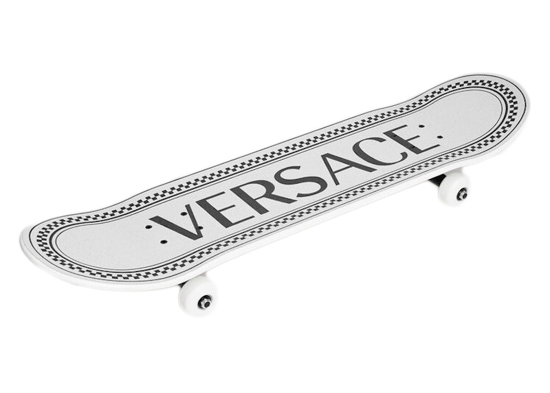 Versace Printed Skateboard Deck White - TW