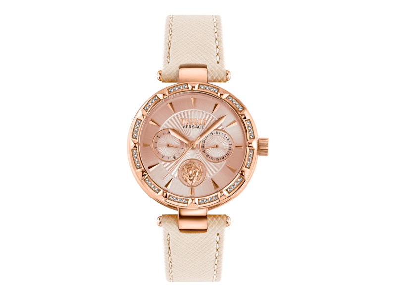 Pre-owned Versus Women's  Versace Versace Sertie Crystal Function Watch Vspos6121 In Stainless Steel