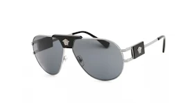 Versace Special Project Aviator Sunglasses Silver (VE2252-100187)
