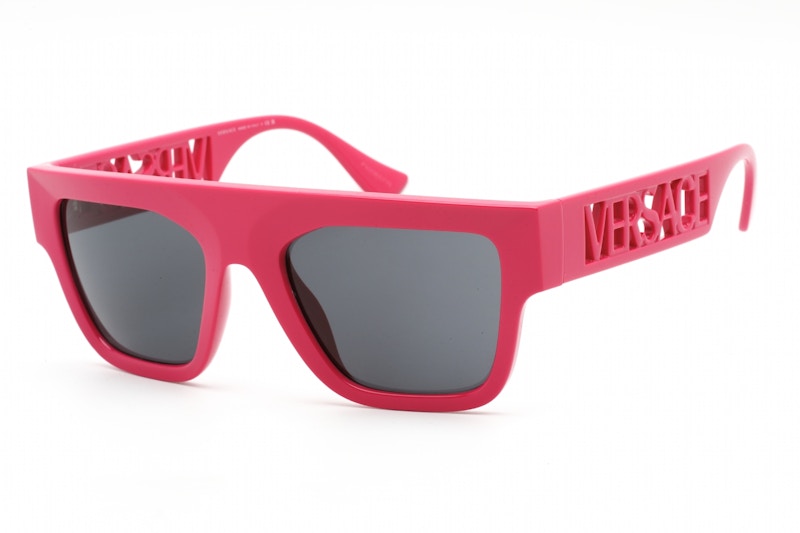 Pre-owned Versace Men's Square Sunglasses In Pink (ve4430u/536787)