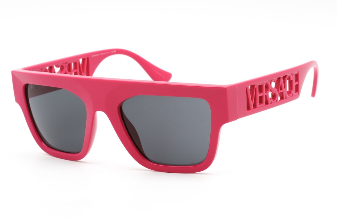 Pre-owned Versace Square Sunglasses Pink (ve4430u-536787)