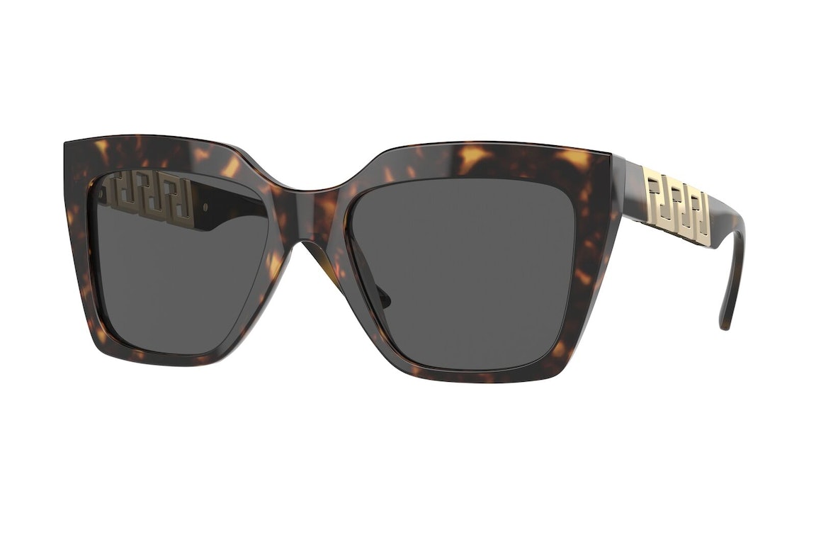 Pre-owned Versace Square Sunglasses Tortise (ve4418f-10887)