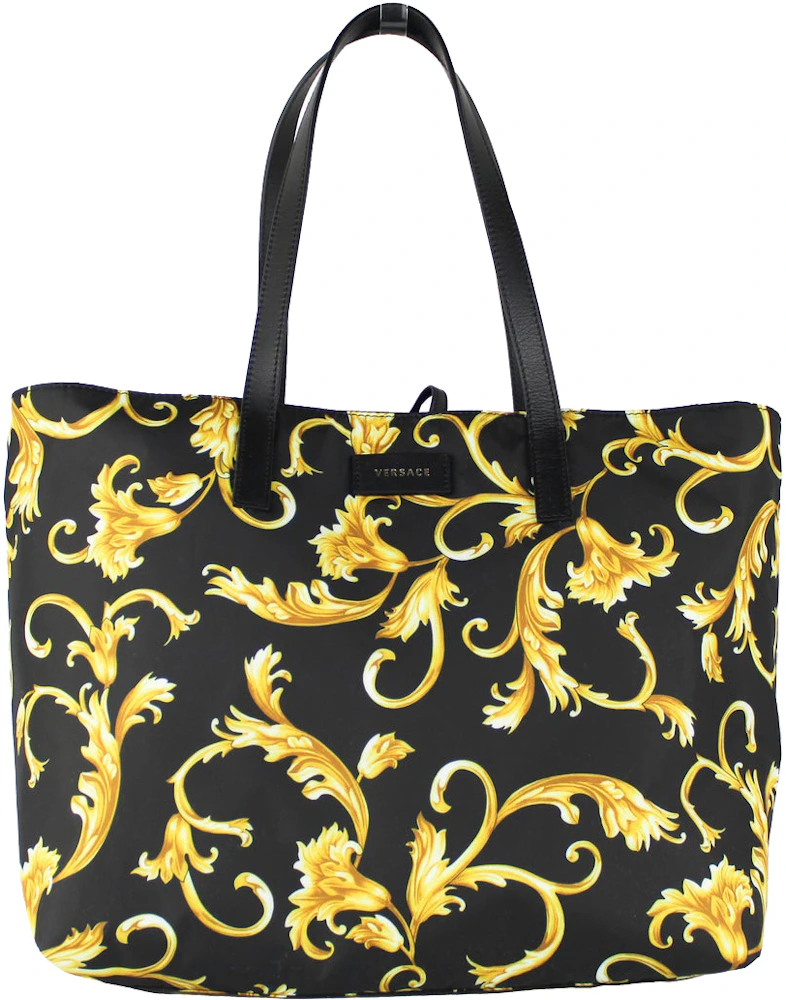 Versace Versace All Over Logo Large Tote Bag - Stylemyle