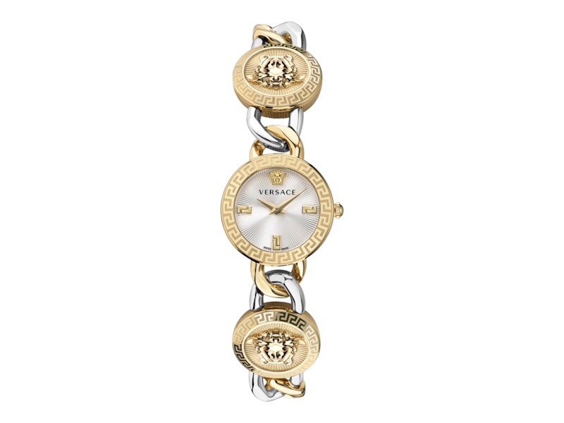 VERSACE V-CIRCLE 腕時計 ヘビ柄ブレスレット メデゥーサロゴ VERSACE V-CIRCLE 腕時計 ヘビ柄ブレスレット メデゥーサロゴ