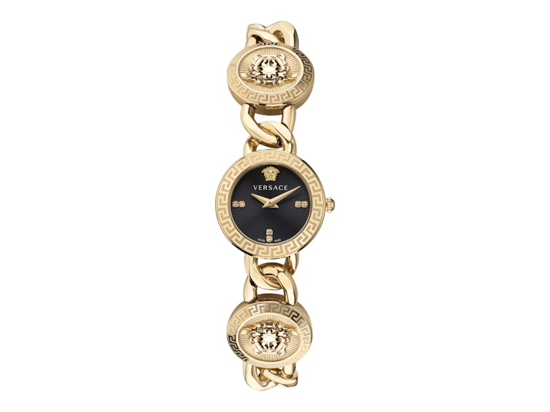 Women's Versace Stud Icon Diamond VE3C00422 Watch in Stainless Steel