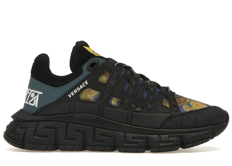 Versace Trigreca Medusa Renaissance Print Blue