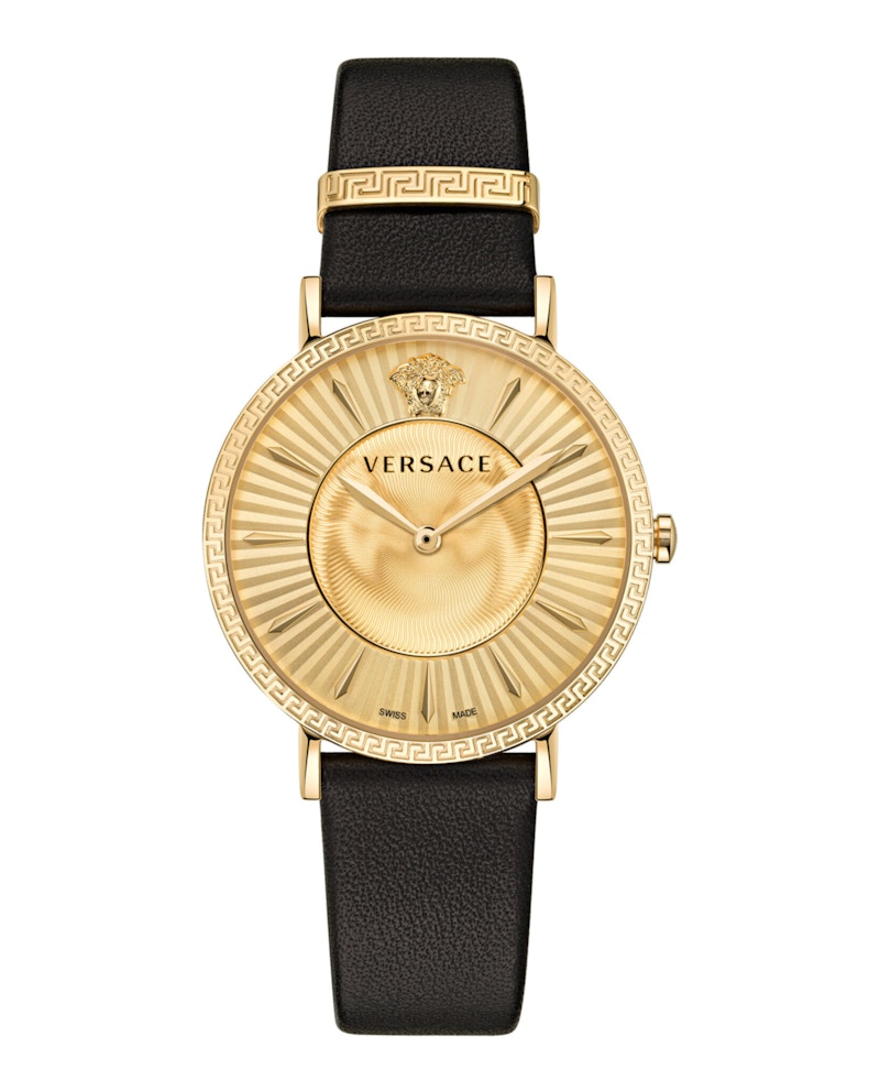 Pre-owned Versace Women's  Veternal Vejl00422 Watch In Stainless Steel