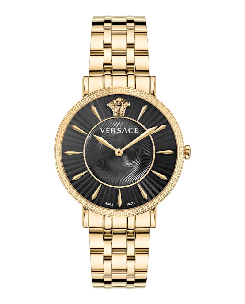 Pre-owned Versace Women's  Veternal Vejl00722 Watch In Stainless Steel