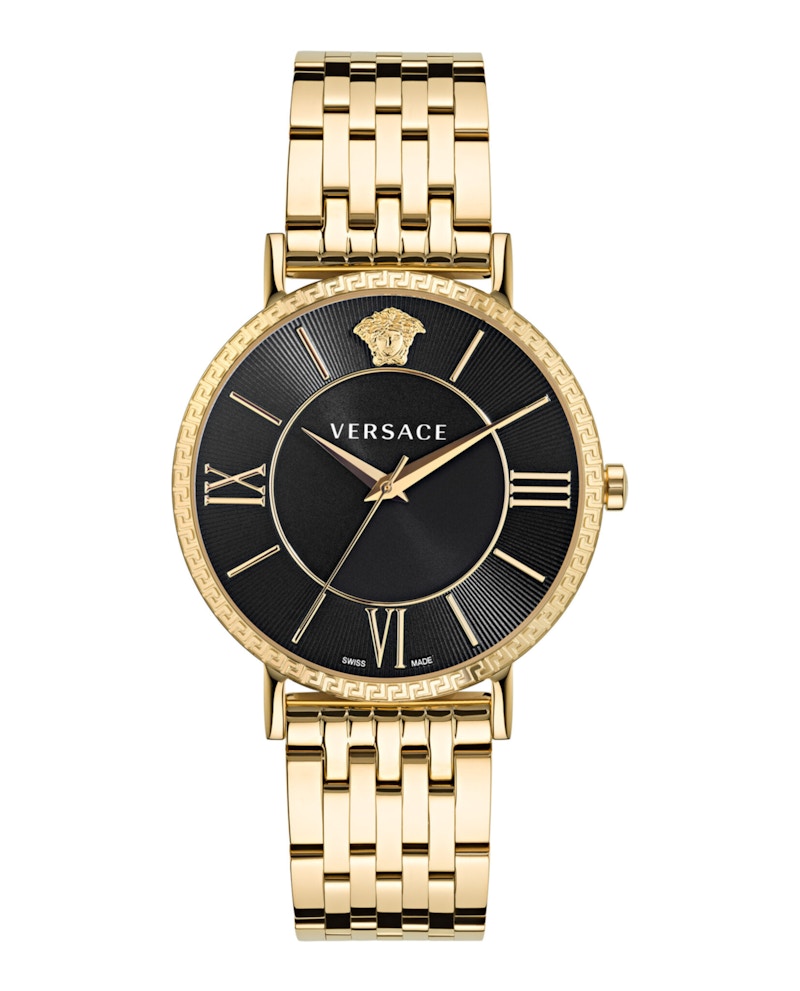 Pre-owned Versace Men's  Veternal Veka01022 Watch In Stainless Steel