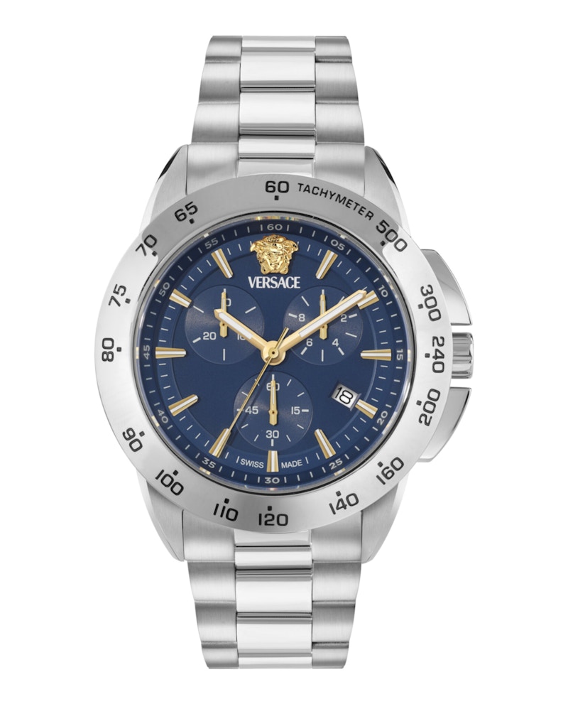 Men's Versace VSport Chrono Bracelet Watch VEKIA0425 in Stainless Steel